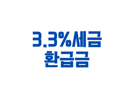 3.3%세금환급금